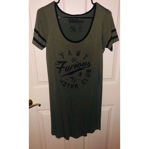 t-shirt dress exclusive Fast and Furious